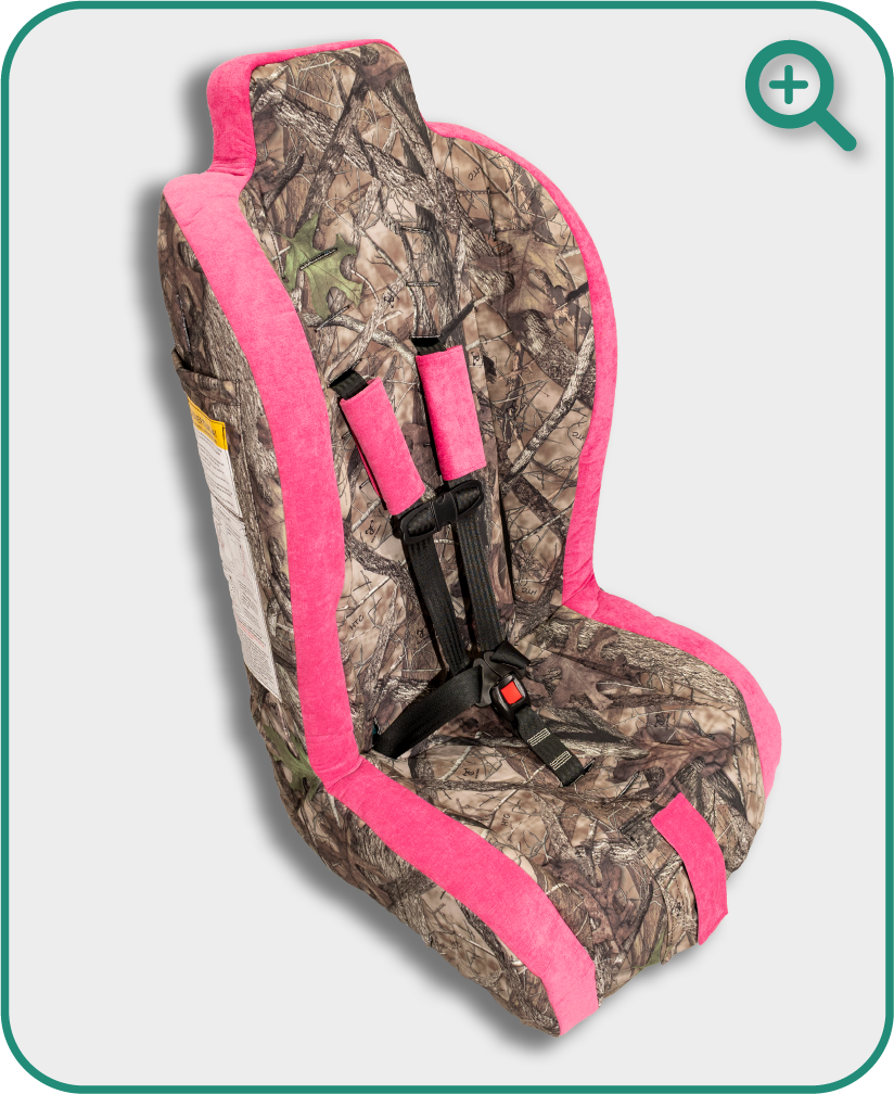 Roosevelt cover detail, 3/4 angle — Pink Camo
