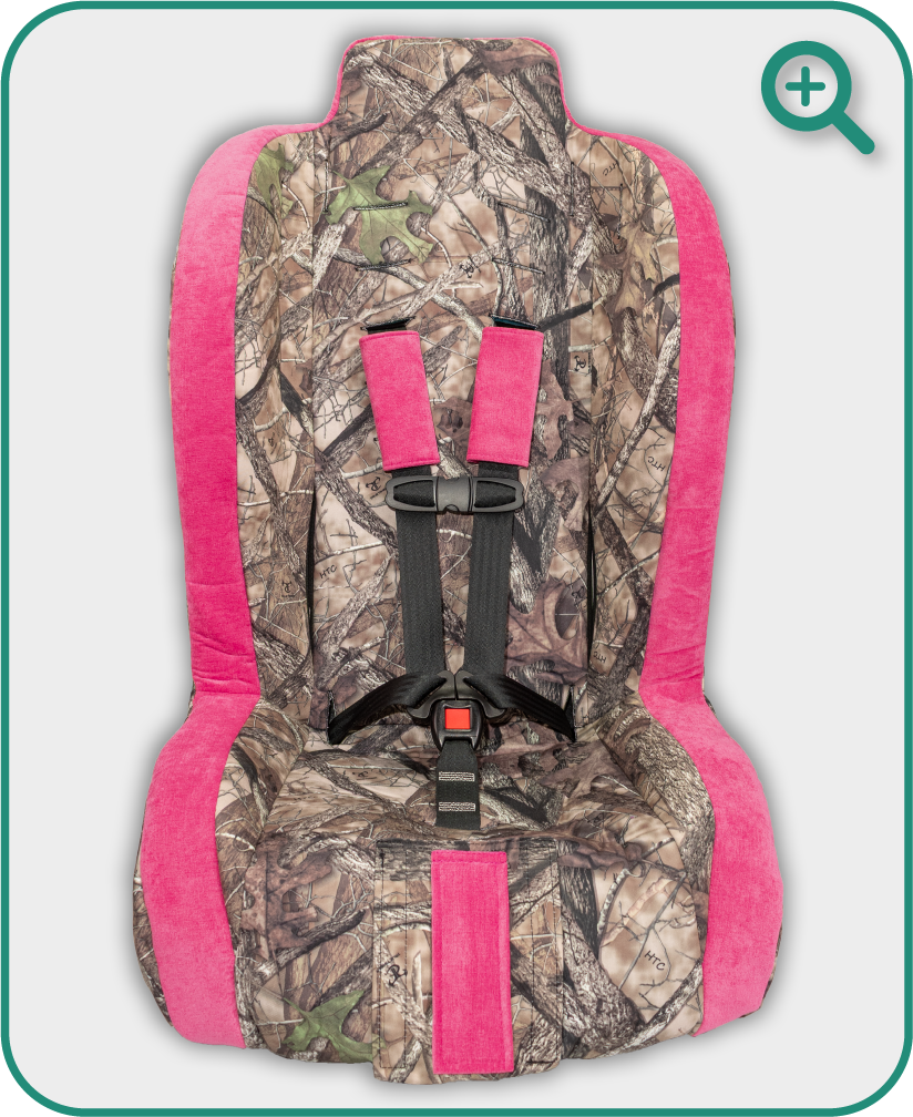 Roosevelt cover detail, front — Pink Camo