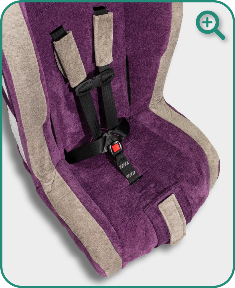 Roosevelt seat pan detail — Purple Storm